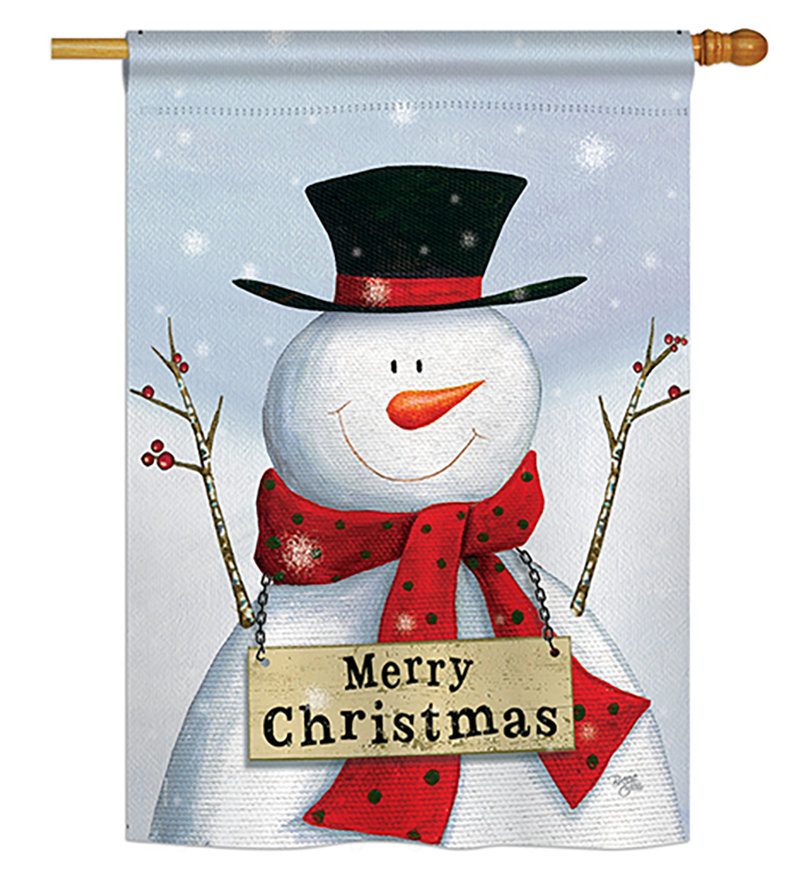 Hayrig Double Sided 40'' H x 28'' W Polyester Christmas House Flag The Holiday Aisle®