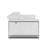 White Genuine Leather Chair with Adjustable Headrests-50816702