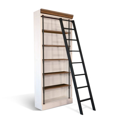 Sunny Designs Bookcase W/ Wood Ladder