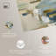 Décoration murale verte Eroding Shores par Art Remedy-119289218-119289221