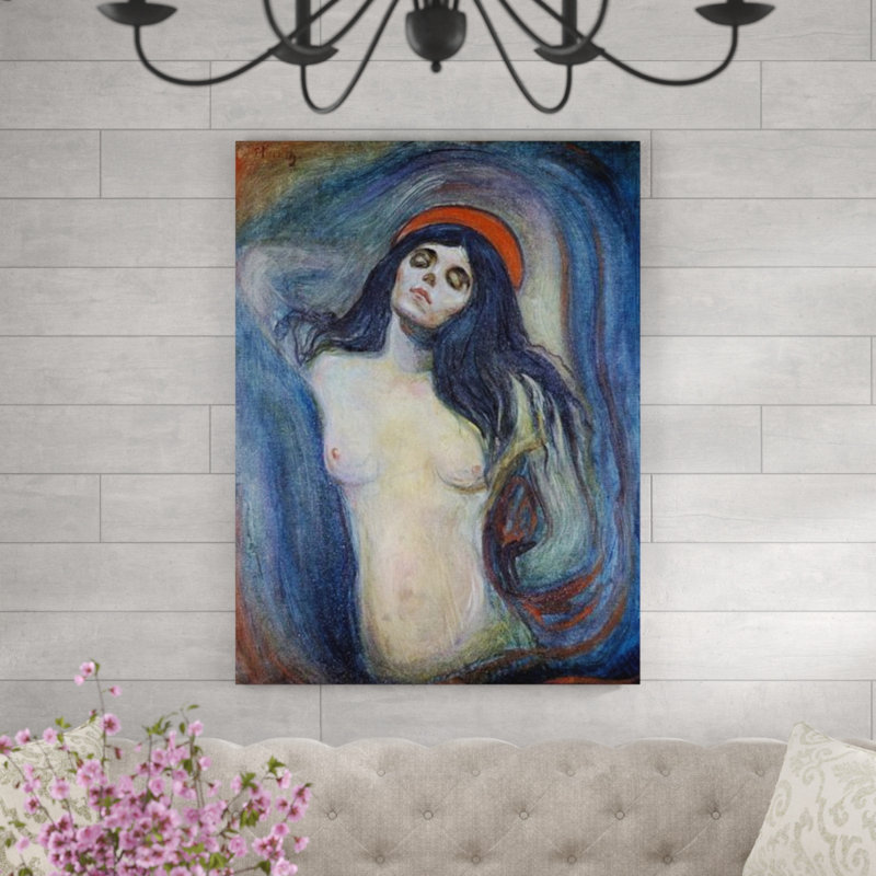 Edvard Munch - Wrapped Canvas Painting, 120cm H x 90cm W x 1.8cm D