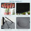 HOMCOM Adjustable Height 70cm W Steel Portable Full-Size Basketball Hoop-71882463
