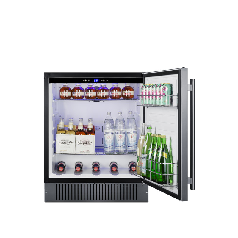 Summit 27-Inch Stainless Steel Undercounter Compact Refrigerator