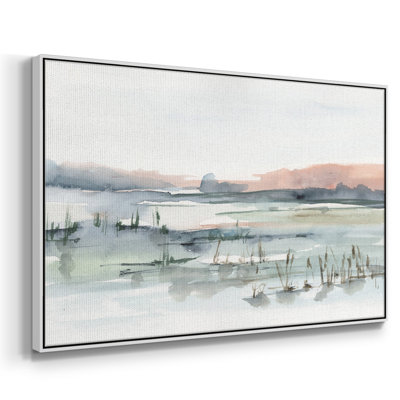 " Marsh Cattails II " Painting Print