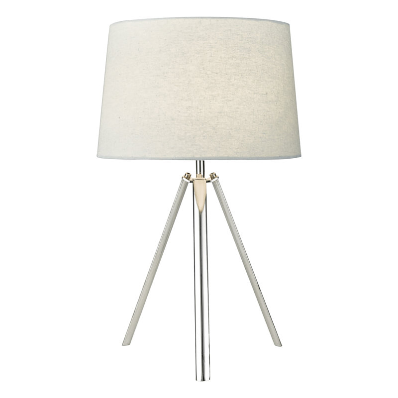 Mckinnon Metal Tripod Lamp, Chrome