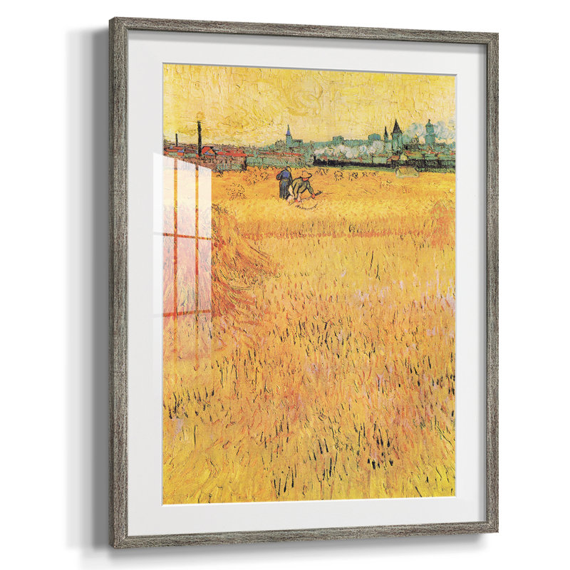 Paysage rétro Lxxiv - impression encadrée