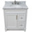 Bonavista 31 " W Freestanding Standard Single Vanity Bathroom Vanity With Carrara Marble Top