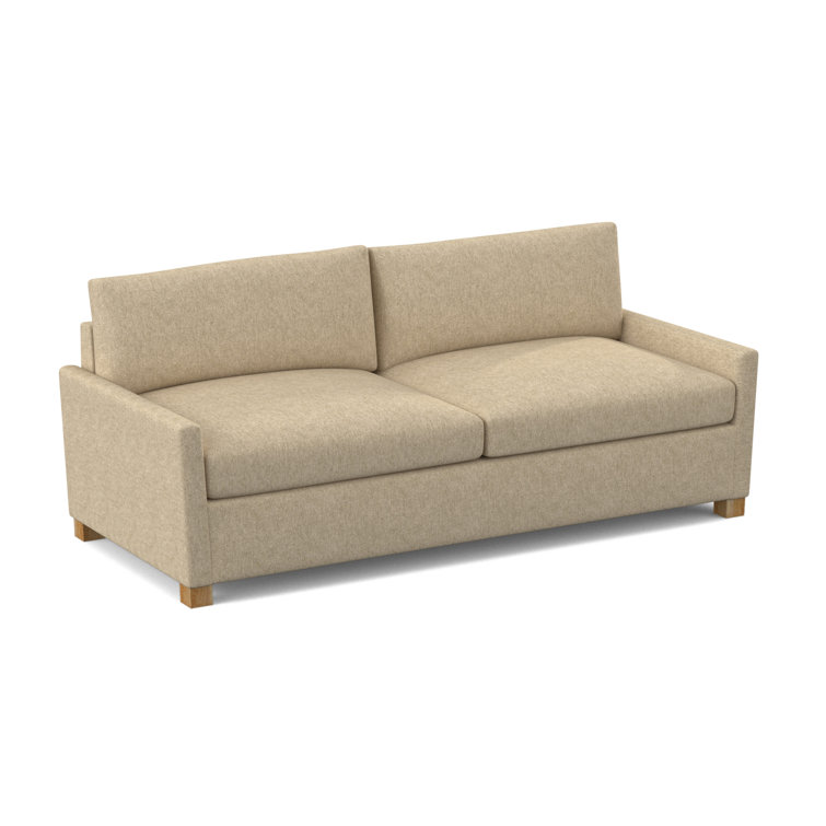 Louisa 87" Square Arm Sofa Bed with Reversible Cushions with USB