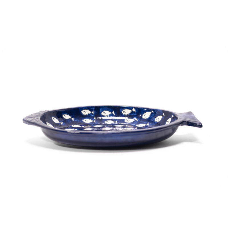 Highland Dunes Moorefield Ceramic Platter