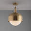 Linear Knurl 1 - Light LED Semi Flush Mount-261660300-265724892