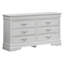 Commode Lorana, champagne argenté