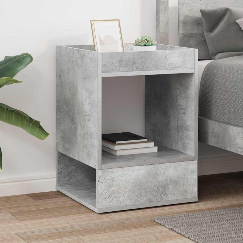 End Table, Concrete Grey