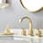 Widespread Bathroom Faucet with Drain Assembly-88407426