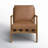 Vanderbilt 28" Wide Top Grain Leather Armchair-25225718-25225717