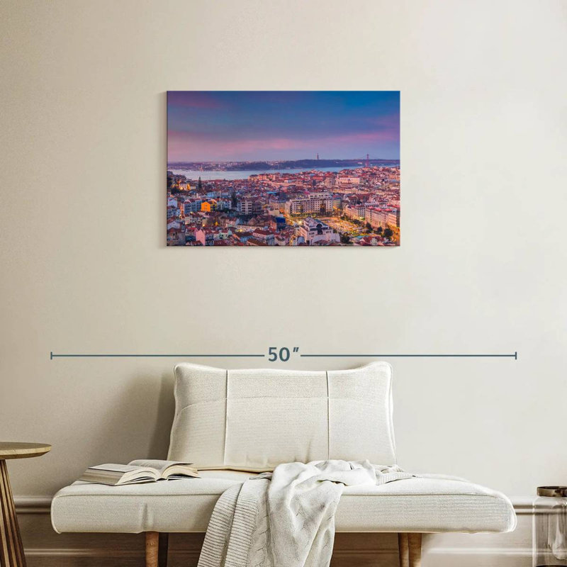 Nicci Lisbon Morning Scenery, H 20 po x l 30 po