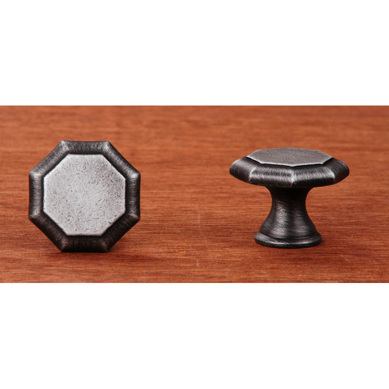 CK Series Geometric Knob, Distressed Nickel