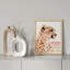 «Guépard, collier en forme de chat, mode inspirante, énoncé» sur papier-98299422-98299418