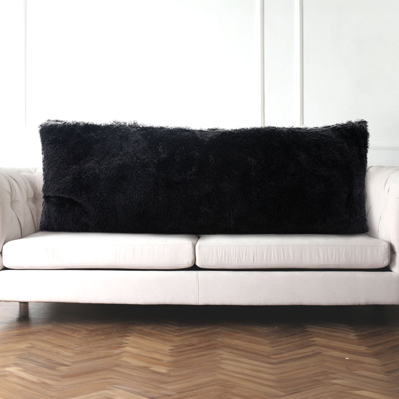 Down Alternative Plush Pillow, Black