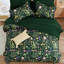 Ensemble d'édredon 7 pièces à motif floral en microfibre toutes saisons-122693580-122693585