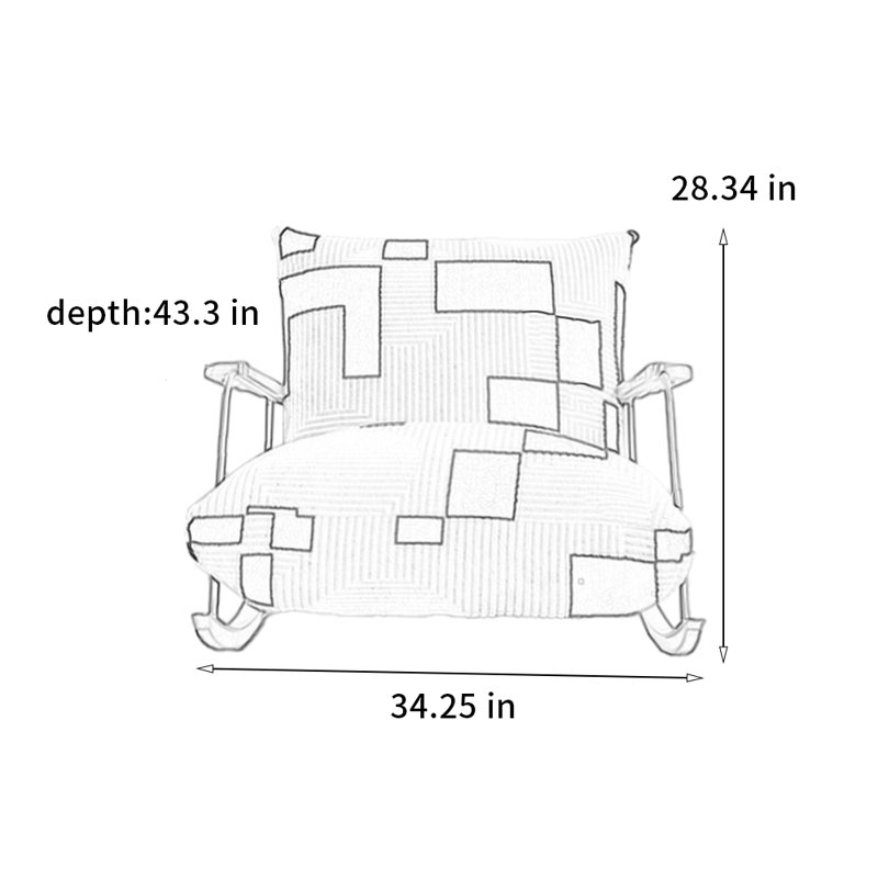 Comfortable modern high quality rocking chair