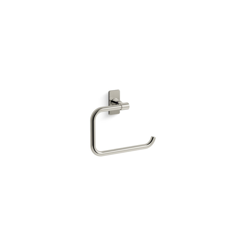 Castia by Studio McGee Towel Ring, Vibrant Polished Nickel