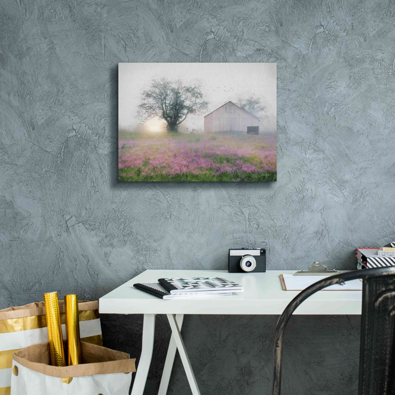 «Summer Sunrise» par Lori Deiter, art mural sur toile, H 12 po x l 16 po x P 0,75 po