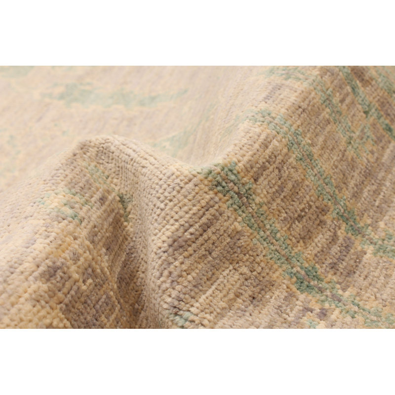 Peshawar One-of-a-Kind Rectangle 3'11" x 5'1 New Age Rectangle Wool Area Rug in