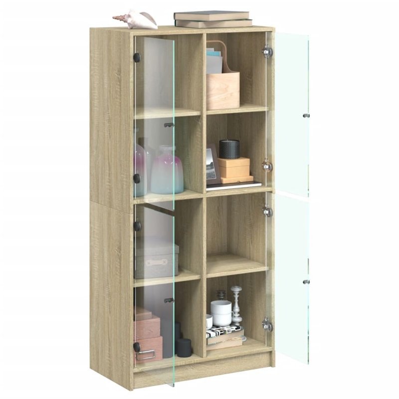 Orane China Cabinet, Sonoma Oak