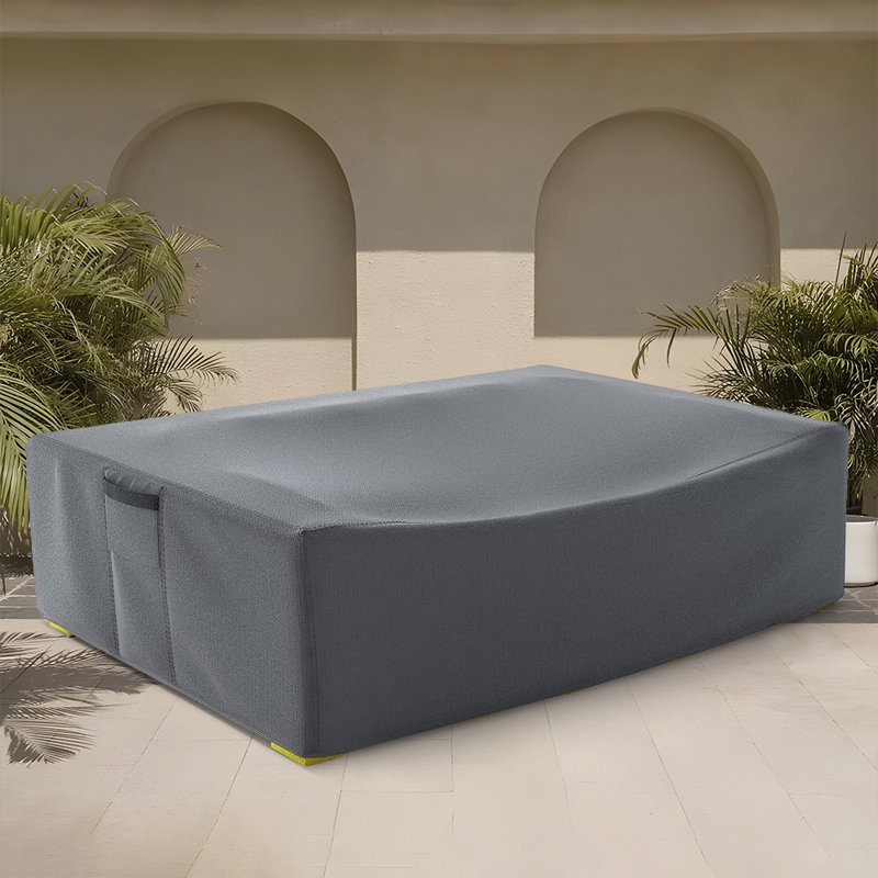 Patio Conversation Cover, Heavy-duty Waterproof Patio Furniture Cover, 28" H x 127" W x 82" D, Gray
