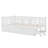 Sturdy Platform Bed With Guardrail And Convenient Trundle-1049671011