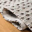 Tapis rayé ivoire tissé à la main Scharff-2146494409