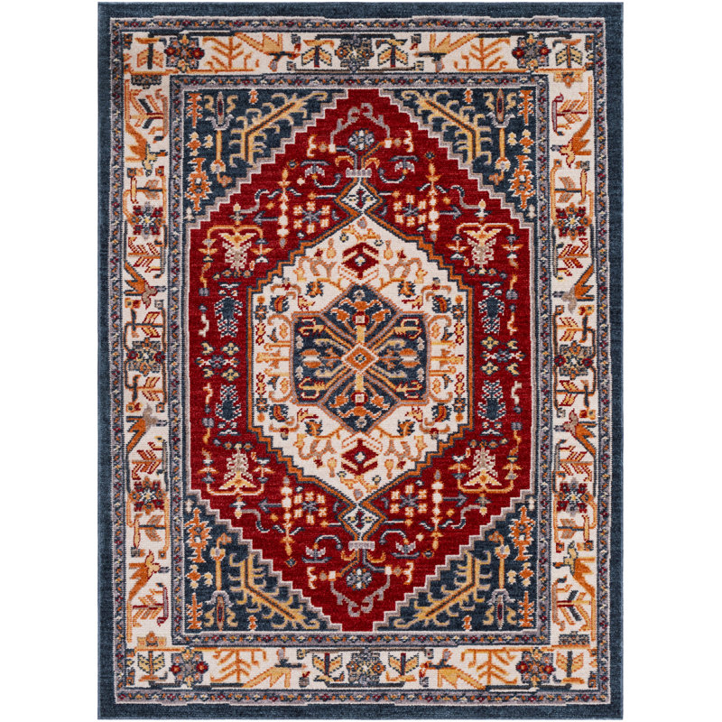 Keyshawn Oriental Indoor Rug, Rectangle 5'3" x 7'6"