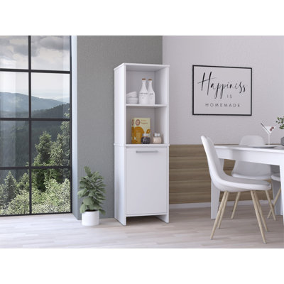 Armoire garde-manger à 1 tablette Forester - blanc