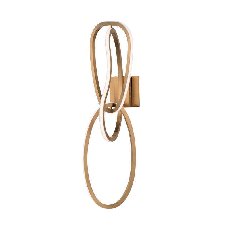 Coeyn-Wall Sconce, Brushed Champagne