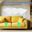 3 pièces Support de coussin de canapé trapézoïdal 20 po x 20 po pour siège affaissé, coussin de canapé en mousse à haute densité 40D, blanc, support de canapé réparable pour améliorer le confort