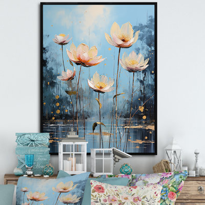 Lotus in Harmony Pond - Imprimé