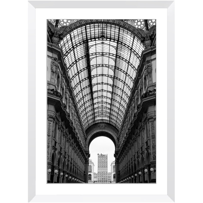 Martini Bianco Print by Joseph Regan, 36" H x 26" W x 0.75" D, White