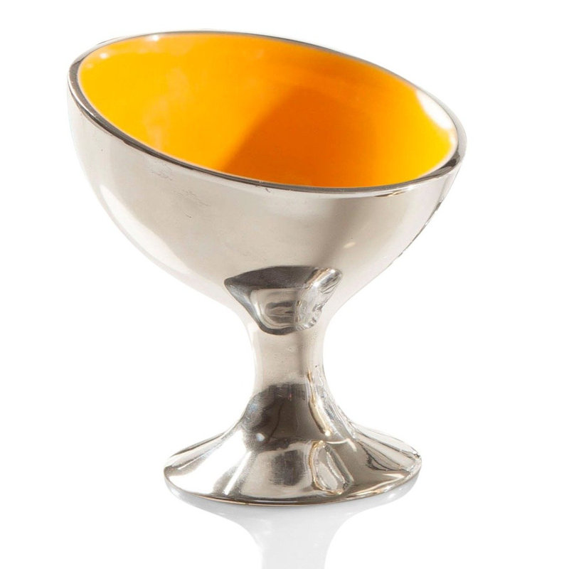 Icecream Cup, Silver/Marigold