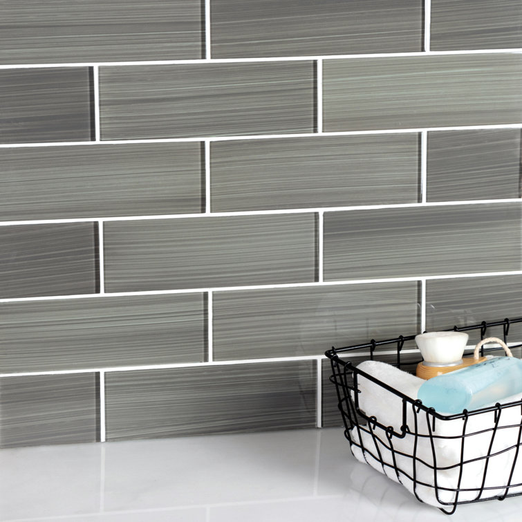 Premium Hand Painted 3" x 9" Straight Edge Glass Subway Tile