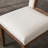Linen Upholstered Farmhouse Dining Chairs Set Of 2 With Open Cutout Back