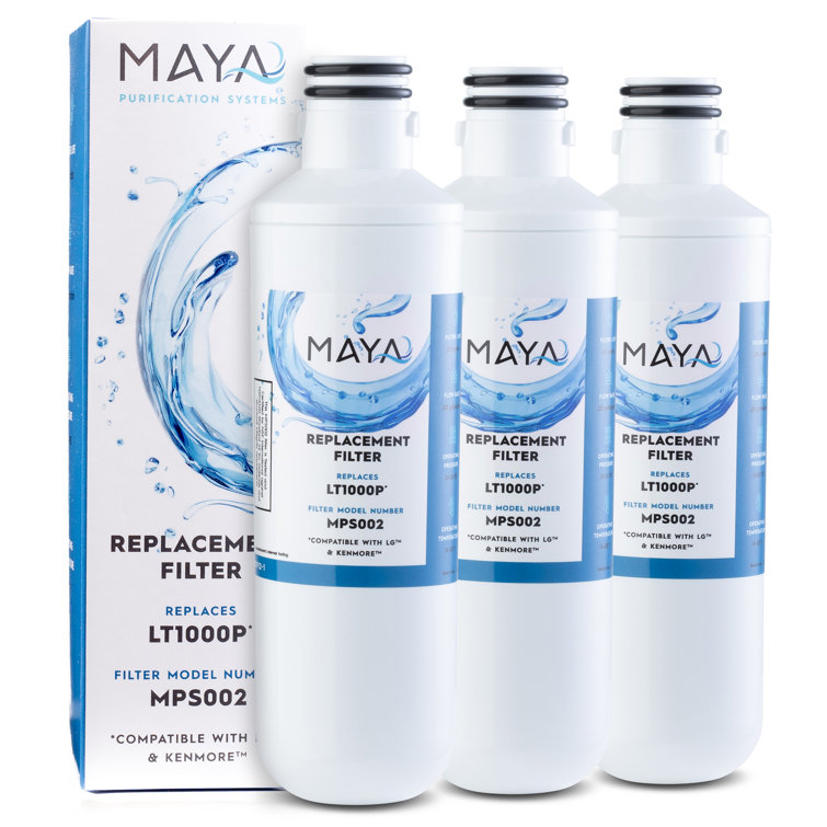 MAYA LT1000P Water Filter Replacement, Compatible with LG ADQ747935, MDJ64844601, LMXS28626D