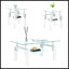 Ensemble de 2 tables basses modernes en verre trempé-1508812057-1508812062