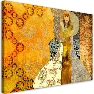 Woman - No Frame Print on Canvas