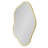 Irregular Wall Mirror with Metal Frame,Asymmetrical Decorative Mirror for Living Room, Hallway-167047343-167047331