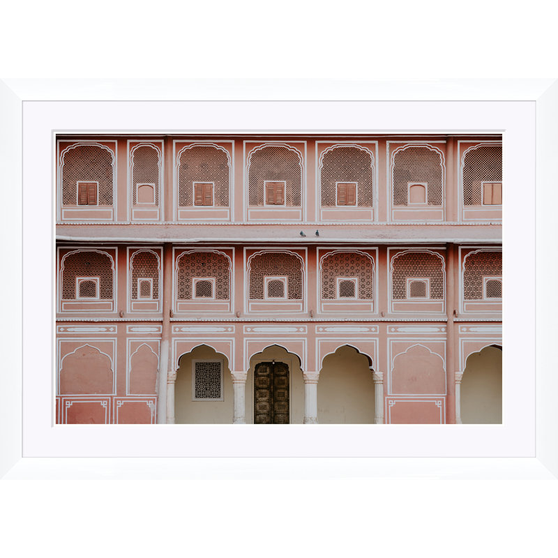 Chandra Mahal Façade Print by David Phoenix