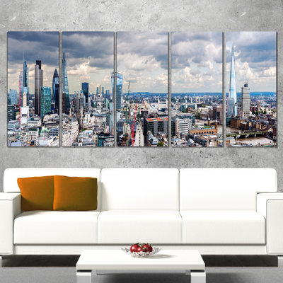 « city of london », photographie multi-pièces sur cava