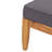 Wood And Coffee Table In Mid-Century Modern Style With Water- Materials, Finish, 25.50”W X 25.50”D 11.50”H , 38.98”W 24.06”D 13.75”H & - Cushions Magnificent Slat Design