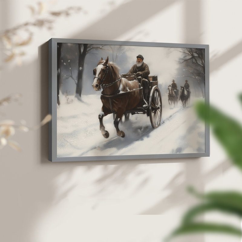 «Chirstmas Art-M III», reproduction encadrée, Gris, H 11 po x l 14 po