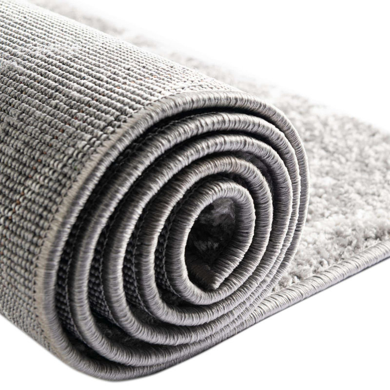 Tapis contemporain Tellaro couleur nacrée, Rond 7 pi
