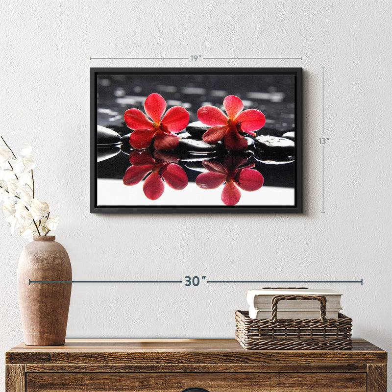 «Spa Orchids», reproduction sur toile, H 13 po x l 19 po